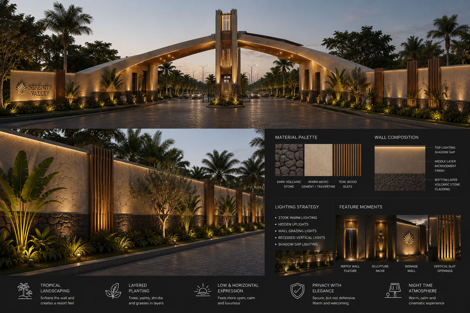 Highway City boundary wall